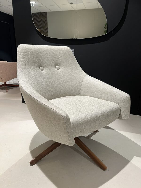Montis Puklow Fauteuil - S10 Comodo 67 Bekleding met Draaivoet in Noten - Afbeelding 5