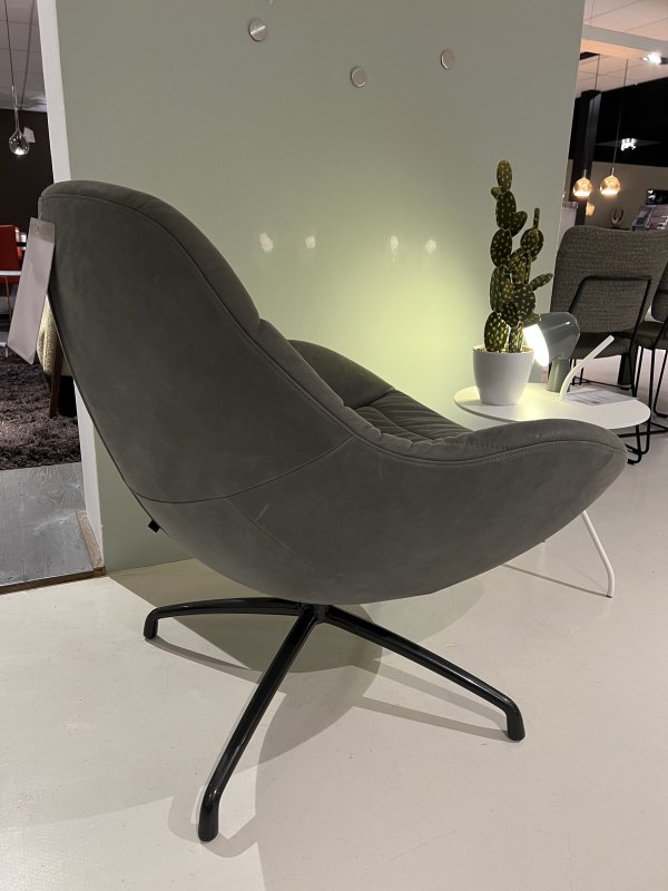 Nylo Fauteuil - Design on Stock (Leder Cabo 9273 Slate, Voeten Dark) - Afbeelding 3