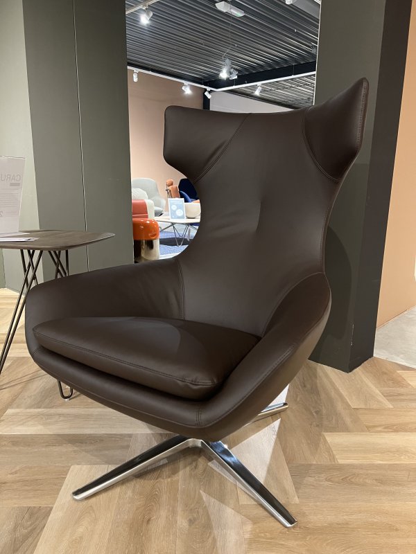 Leolux - Caruzzo Fauteuil Plus in Leder Wapiti 200 Kepanki