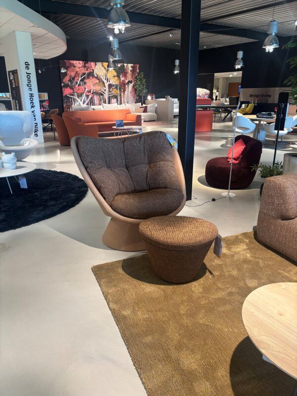 Fabian fauteuil + poef van Montis - Afbeelding 2