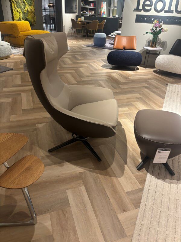 Caruzzo Fauteuil Plus en poef van Leolux - Afbeelding 3